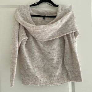 Off-the-Shoulder Sweater